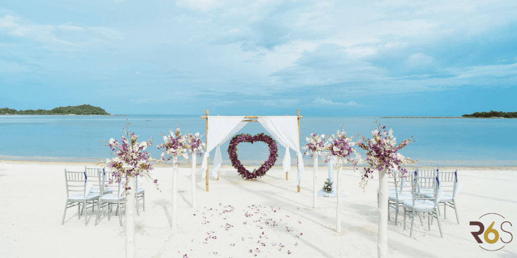 wedding ceremony on the beach